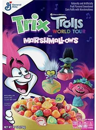 General Mills Trix Marshmallows Cereals 9.7 OZ Box