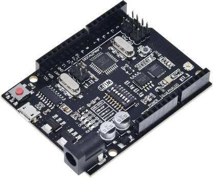 KTC CONS LABS UNO R3 + Wi-Fi ATmega328P + ESP8266 (32MB RAM) CH340G for Arduino Uno NodeMCU WeMos ESP8266 Micro Controller Board Electronic Hobby Kit