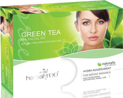 Herbal Tree Green Tea facial kit Hydra Nourishment for Instant Radiance