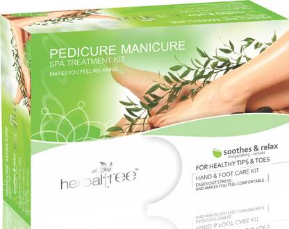 Herbal Tree Pedicure Manicure Kit for Healthy Tips & Toes Make you feel Relaxing