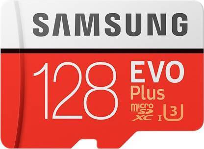 SAMSUNG MB-MC128GGG evo 128 GB Ultra SDHC Class 10 100 MB/s  Memory Card Compatible with Gaming Console, Computer, Tablet, Mobile