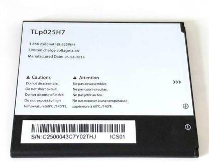 P4S4GN Mobile Battery For  Alcatel One touch Compitable Original TLp025H7 Battery for Alcatel One Touch POP 4 OT-5051X 5051M 2500mAh? TLP025H1 TLP025H7 2500MAH Battery for ALCATEL ONE Touch POP 4