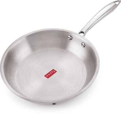 HAZEL Triply Stainless Steel Induction Bottom Fry Pan, 1.5 Litre Fry Pan 22 cm diameter 1.5 L capacity
