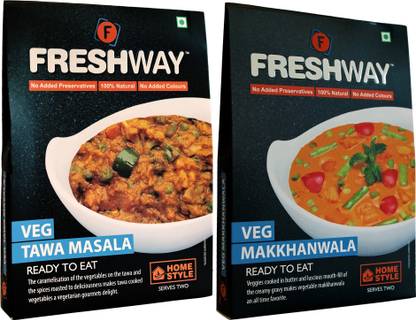 Freshway Veg Tawa Masala, Veg Makkhanwala 130 g