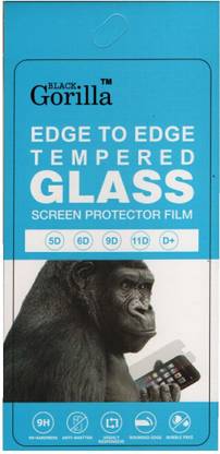 BLACK GORILLA Edge To Edge Tempered Glass for Tecno Spark 6 Air