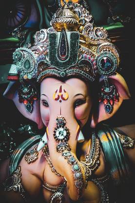 Ganpati Bappa Morya Wall Décor Poster with Matte Finish Paper Print ...