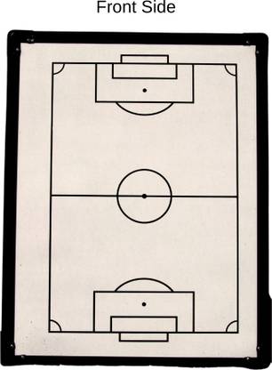 Vayu Football Magnetic Tactical Board with Counters (60cms X 40cms) Dual Sided Clipboard
