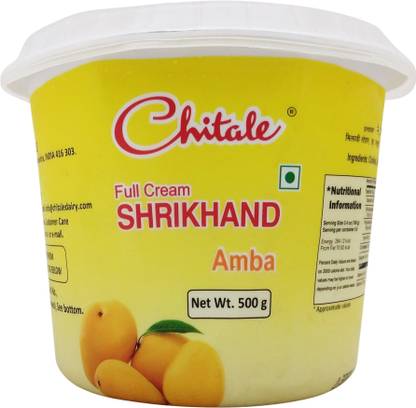 Chitale Full Cream Shrikhand Amba Plain Curd