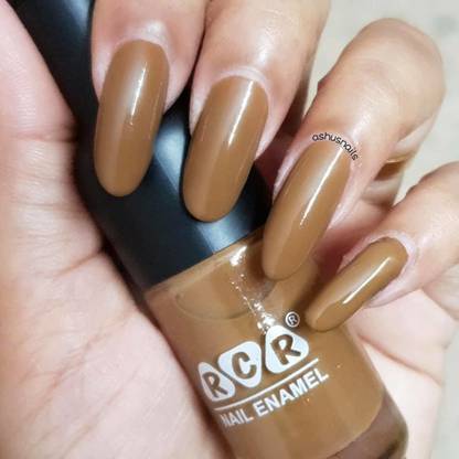 RCR Pastel Nude Nail Enamel - Big Brownie, NU19 Brown