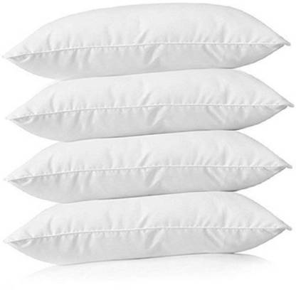 Changers Polyester Fibre Sleeping Pillow Pack of 4 Solid
