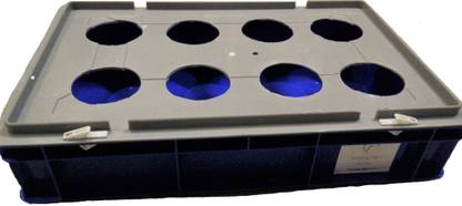 Vedang Agro Hydroponics 8 planter system kit with seeds and online guidance included. Ideal for growing both leafy and fruit vegetables at home/ Terrace Plant Container Set