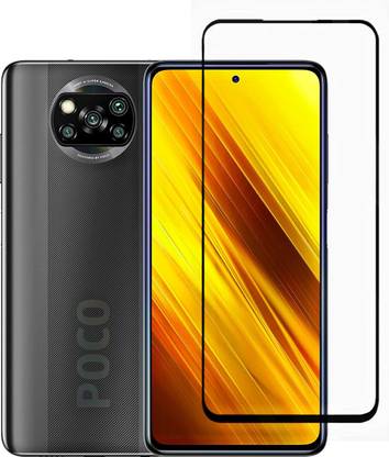NKCASE Edge To Edge Tempered Glass for POCO X3
