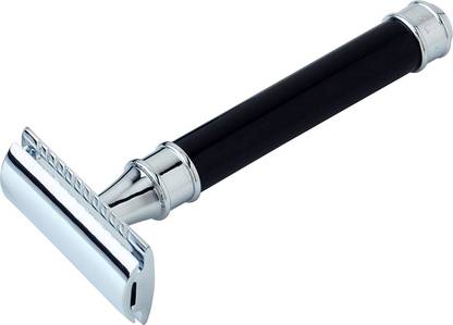Pearl Shaving Double Edge Safety Razor A-141 (Close comb,Black), Men