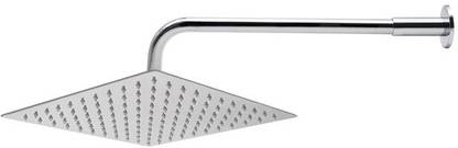 ZAP Ultra Slim Square 304 Grade Stainless Steel Shower Over Head Shower with Arm Combo Hand Shower System Set