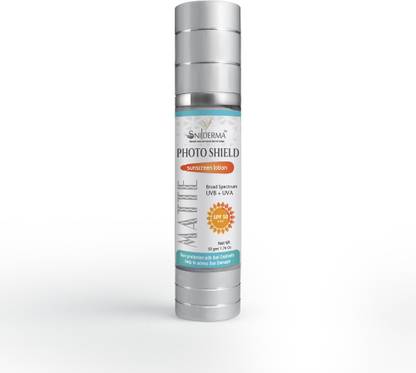 Snijderma Sunscreen - SPF 50 PA+++ Photo Shield Sunscreen SPF 50 PA+++ Lotion With Anti-Oxidant, Skin Non-Greasy Look with Skin Whitening Effect for Men and Women Face and Body Application (50gm)