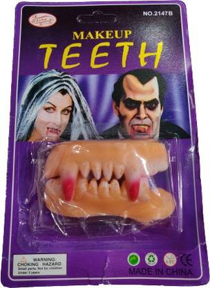 Shree Balaji Fancy Dress Party Halloween Vampire Teeth Make up Teeth Gag Toy