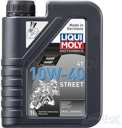 Liqui Moly 4T 10W40 Street Liqui Moly Street Synthetic Blend Engine Oil