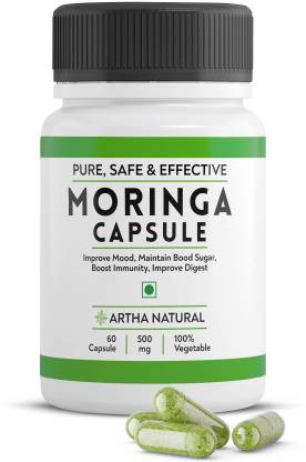 ARTHA NATURAL Moringa Capsule - 500mg - 60 Capsules