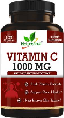 Natureshell Vitamin C 100mg Antioxident Protection (Pack of 1)
