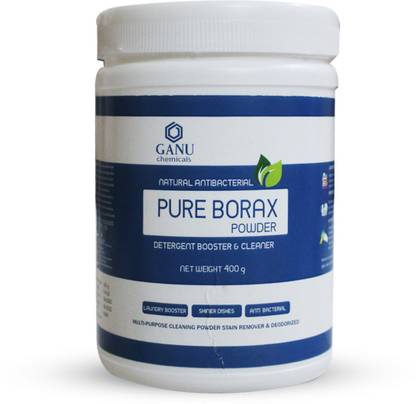 GANU Pure Borax powder 100% pure with whitening & cleaning powder ( 400G ) multi-purpose cleaner for home and to make slime for kids (400 g)
