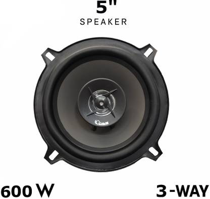 Cave 5-Inch 3-Way Coaxial Car Speaker With Inbuilt Tweeters (500 W) RJ-1340 Coaxial Car Speaker