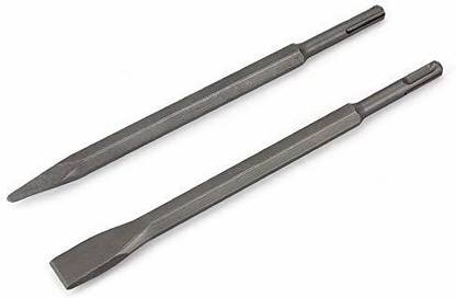 Inditrust NA 2PC Flat and Point hammer bit set 14x250mm chisel bit