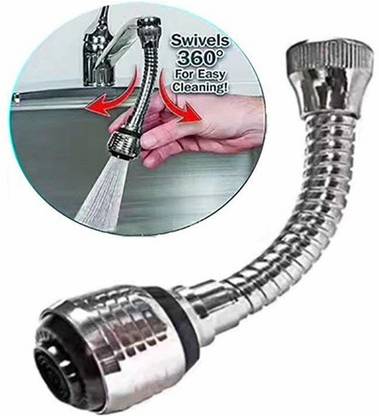 SAJAG Turbo Flex 360 Instant Hands Free Sink Hose Faucet hose spray Nozzle Cock Faucet Faucet Set