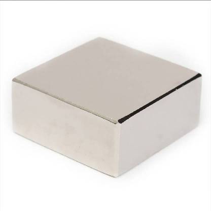 GMT Neodymium Block magnet size 50mmX50mmX25mm (1 Pc), Rectangle magnet for Commercial usage, Projects Multipurpose Office Magnets Pack of 1