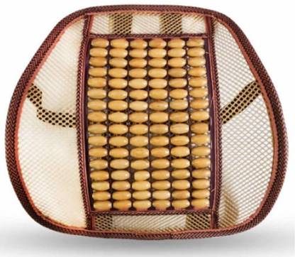 PUNKA Mesh Ventilation Wooden Back Rest with Elastic and Belt Support For Car Seat, Office Chairs, home - Pack of 1 Mesh Ventilation Wooden Back Rest with Elastic and Belt Support For Car Seat, Office Chairs, home - Pack of 1 Massager