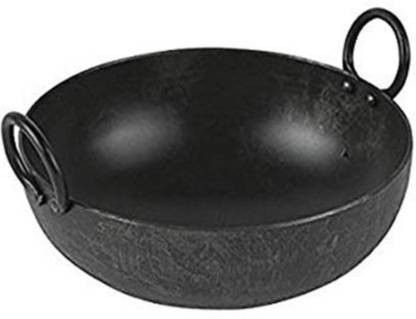 tirumalakitchenware 1 Iron kadi 7 Kadhai 18 cm diameter 1 L capacity