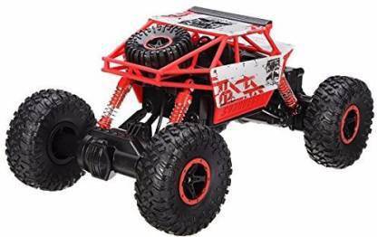 Rock Crawler Remote Control Rock Crawle Four Wheel Drive 1:20 Metal Alloy Body Rock Climber High Speed Monster Racing Car - Red