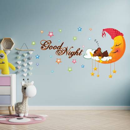 Creative Width Decor 100 cm Creative Width Good Hight PVC Wall Sticker (100x60 cm) Self Adhesive Sticker