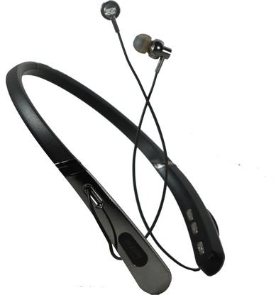 KDM Wireless Neckband 50H Play Time, Noise Cancelling, Foldable Bluetooth