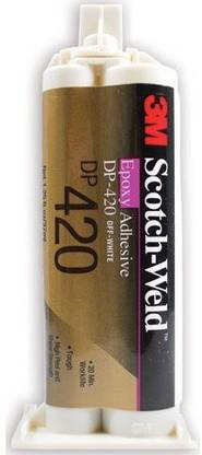 3M Scotch-Weld 08966 Epoxy Adhesive DP420 50mL, DP420, Black Adhesive