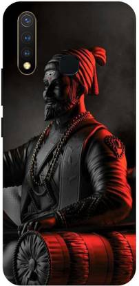 Bluvver Back Cover for Vivo Y19 Vivo 1915 Printed Chatrapati Shivaji Maharaj Back Cover