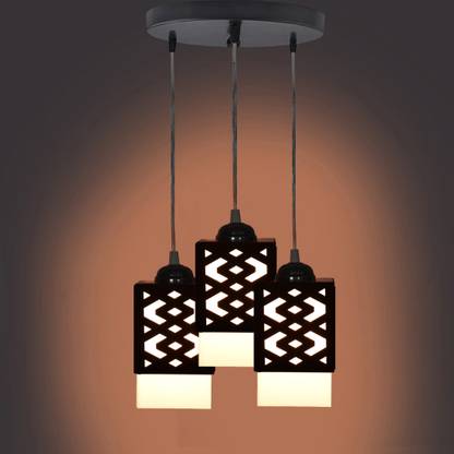 OJASWI 3 Light Creative Wooden Pendant Lamp for Room,Foyer,Hallway Ceiling Lamp Pendant Lamp Ceiling Lamp