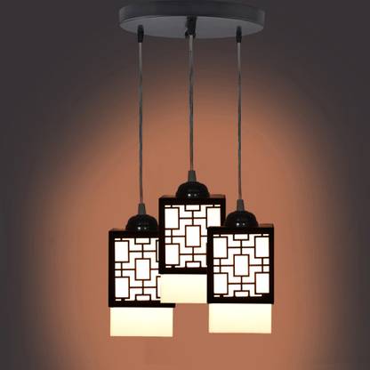 OJASWI 3 Light Creative Wooden Pendant Lamp for Room,Foyer,Hallway Ceiling Lamp Pendant Lamp Ceiling Lamp