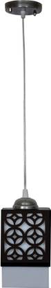 Nirbhay Enterprises Light Creative Wooden Pendant Lamp for Room,Foyer,Hallway Ceiling Lamp(Black) Ceiling Light Ceiling Lamp