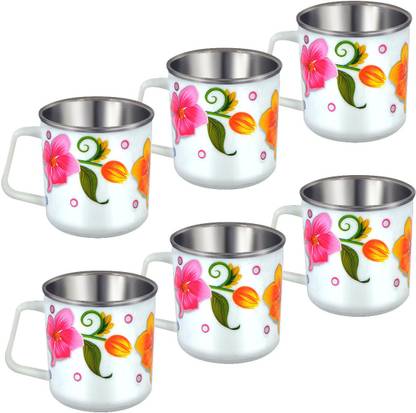 Rema Pack of 6 Stainless Steel, Plastic