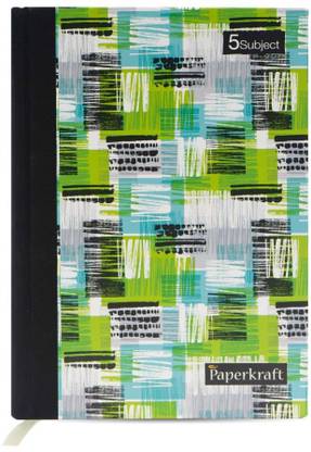 Paperkraft Green Impression Series A5 Notebook Single Line 400 Pages