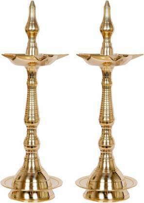 believersale Brass (Pack of 2) Table Diya Set