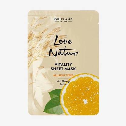 Oriflame Sweden Vitality Sheet Mask All Skin Types
