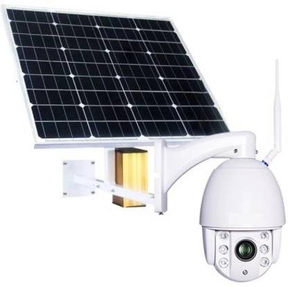 E-Vision Standalone Solar Camera 2.0MP, 3G/4G Bullet Camera EV WF SC PTZ Motion Detection,CCTV Camera,Security Camera,Outdoor Surveillance Camera for Home & Office ,Color : White (Model NO. : EV WF SC PTZ) Security Camera