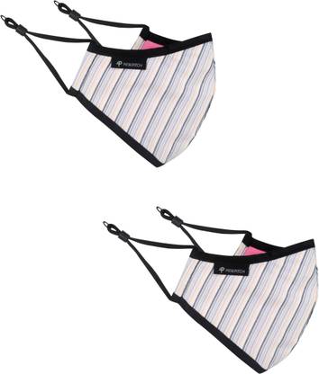 Pink Pitch 4 Layered Oxford Lining DS95 PP3 Reusable Cloth Mask With Melt Blown Fabric Layer