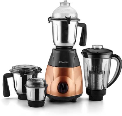 Sansui Colossus ProHome 1000 W Juicer Mixer Grinder (4 Jars, Copper, Black) at Rs. 2899