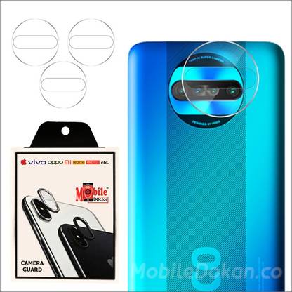 MOBILE DOCTOR Back Camera Lens Glass Protector for POCO X3 NFC