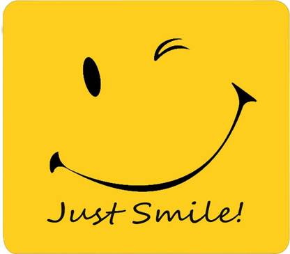 ADITI Designs Just Smile Symbol Mousepad