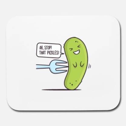 SKY DOT stop that pickles mouse pad Mousepad