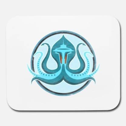 SKY DOT release the kraken mouse pad Non Slip Base Mousepad