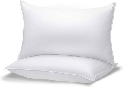 Urban Basics Microfibre Sleeping Pillow Pack of 2 Solid Ultra Soft 16x24 Inch